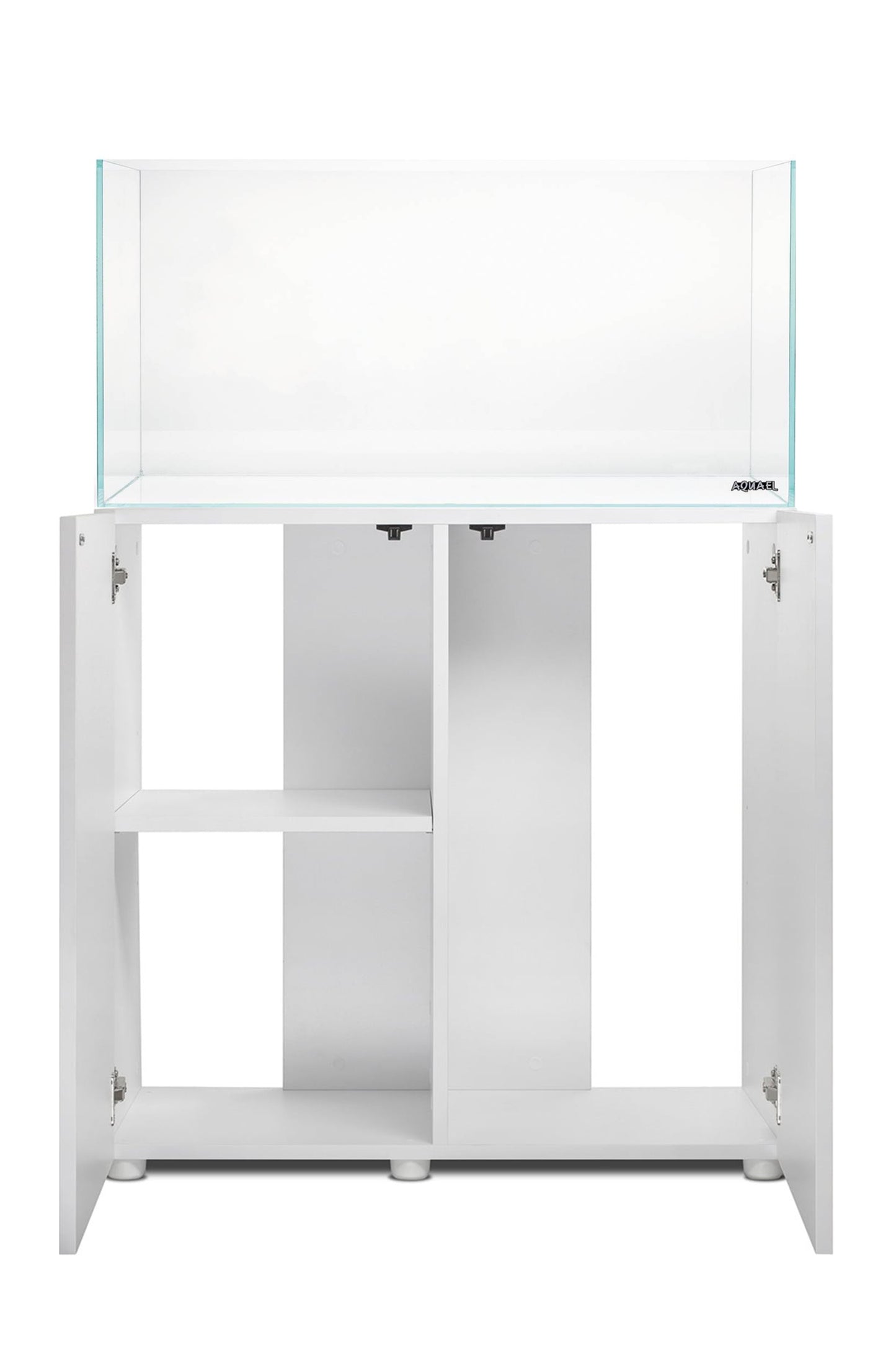Opti Tank 80 de 112 litros - Urna de cristal óptico con mueble Blanco