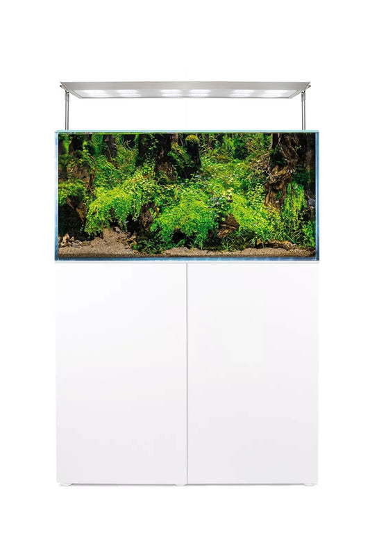 Acuario DIAMOND de 243 litros con mueble Blanco