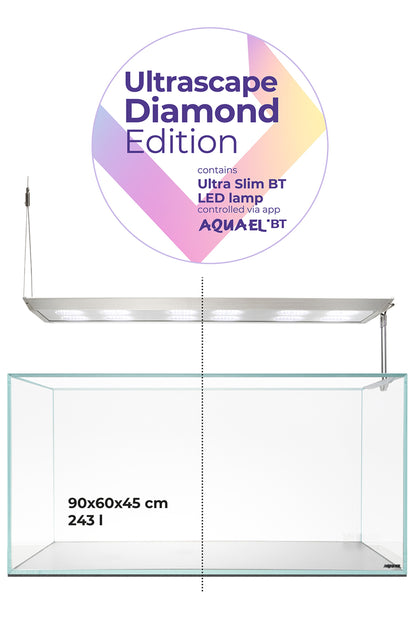 Acuario DIAMOND de 243 litros con mueble Forest