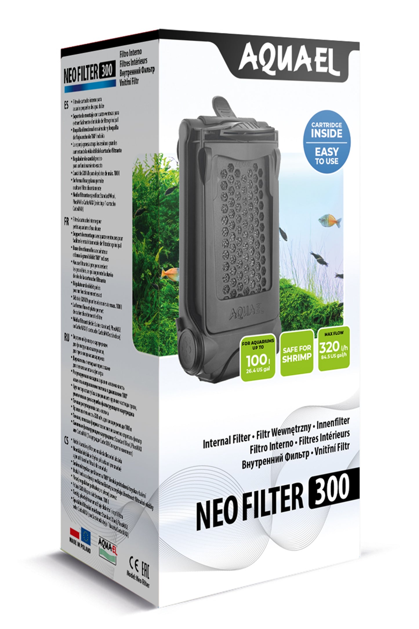 AQUAEL - Filtro interno NEO FILTER 300