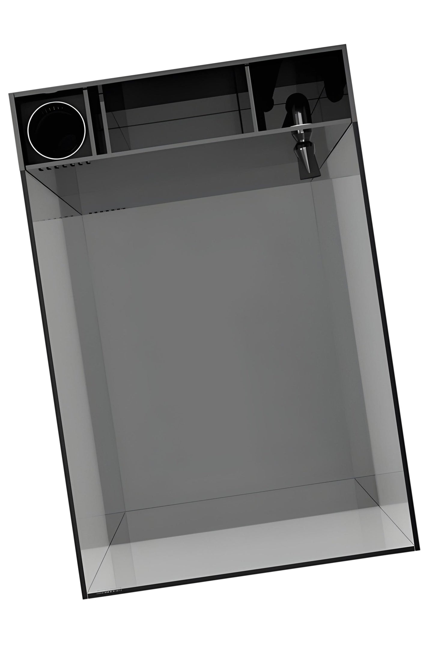 WATERBOX - Nuevo Acuario AIO 25 PENINSULA con mueble Blanco de 90 litros