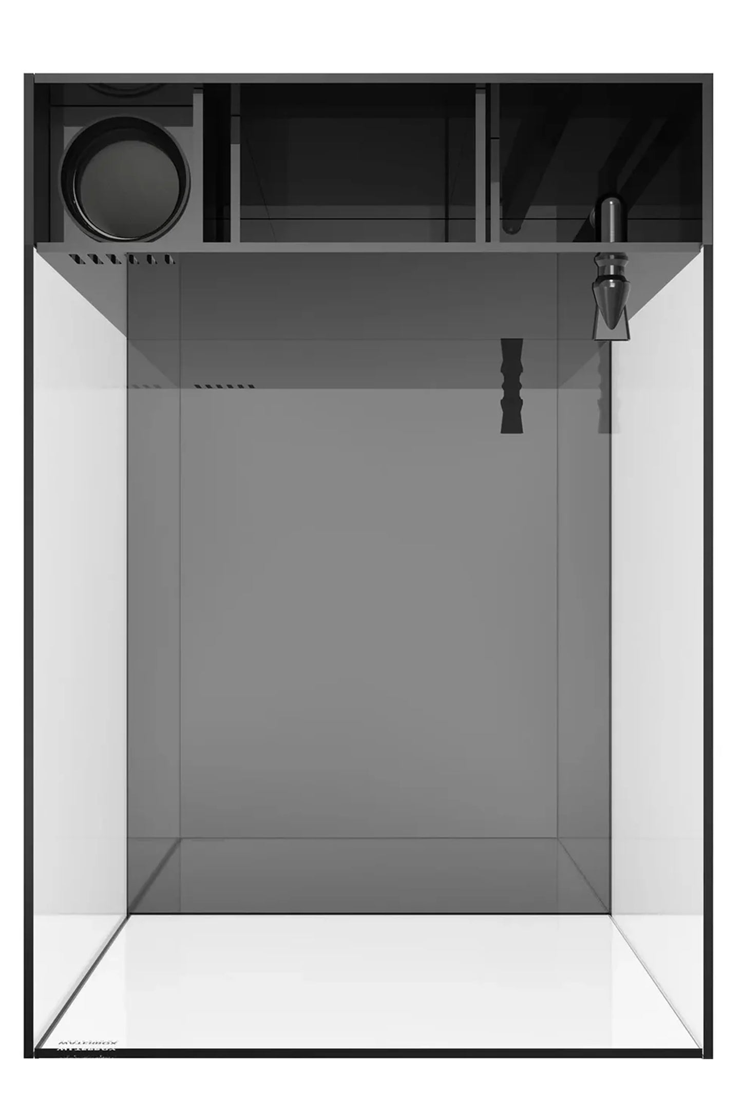 WATERBOX - Nuevo Acuario AIO 25 PENINSULA con mueble Negro de 90 litros