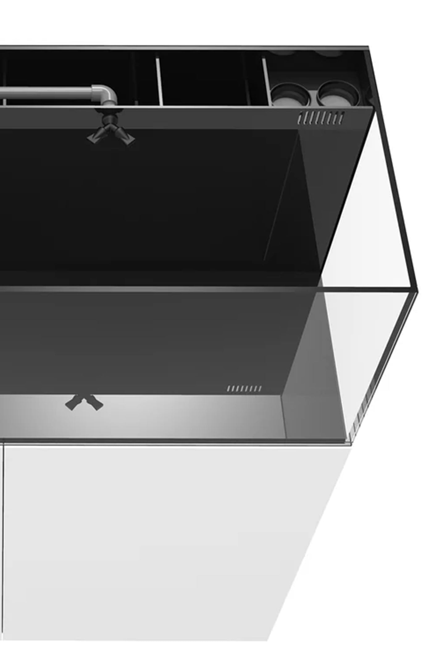 WATERBOX - Nuevo Acuario AIO 65.4 con mueble Blanco de 249 litros