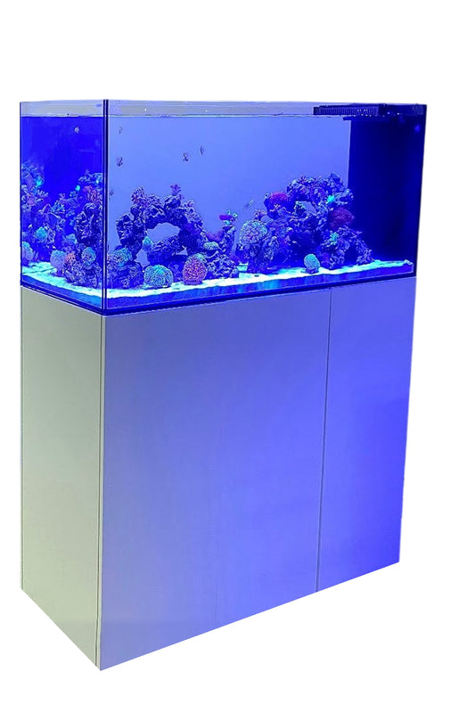WATERBOX - Acuario PENINSULA de 300 litros con mueble Blanco