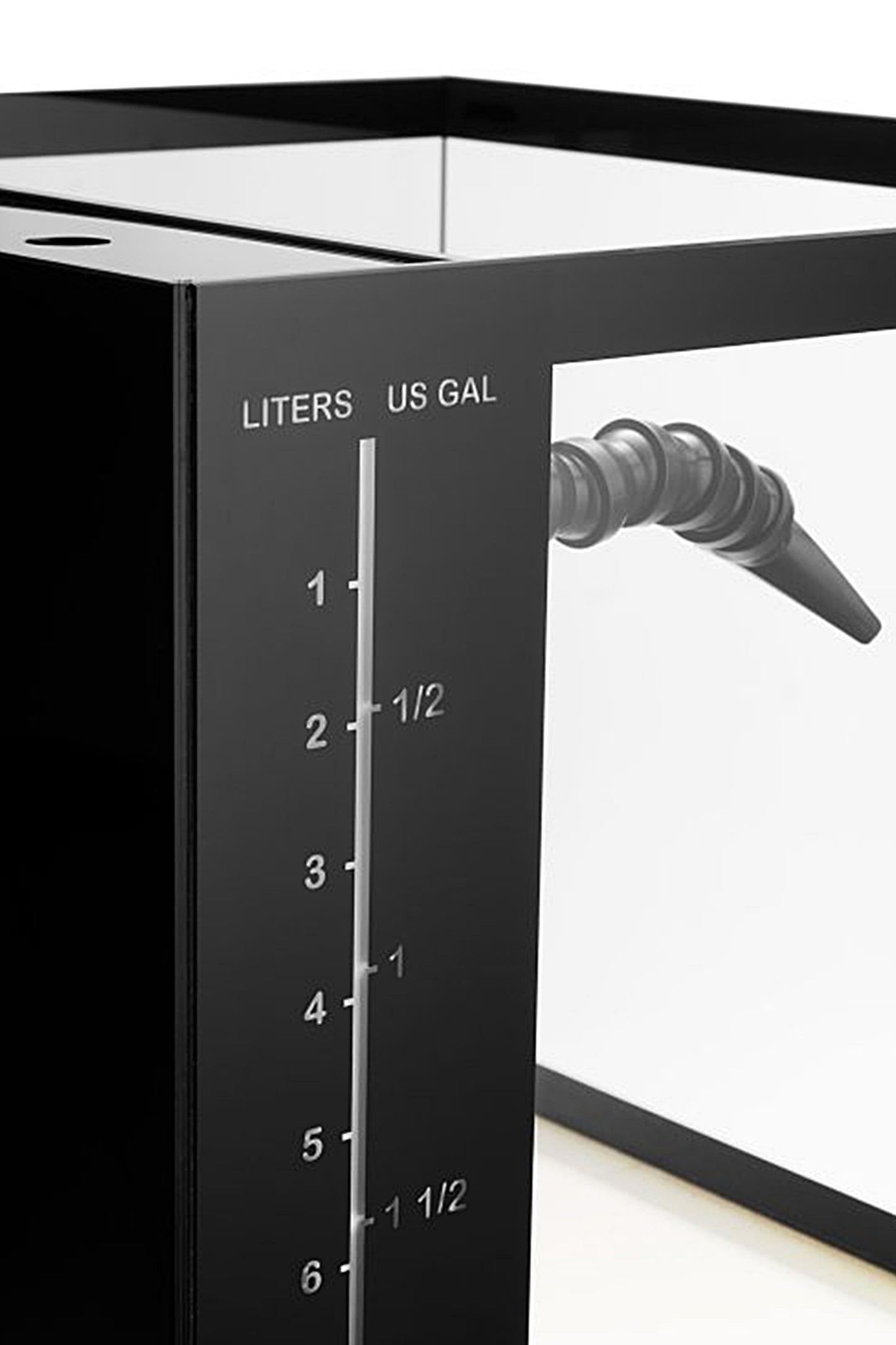 Acuario GLOSSY MARINE 60 de 170 litros con mueble negro