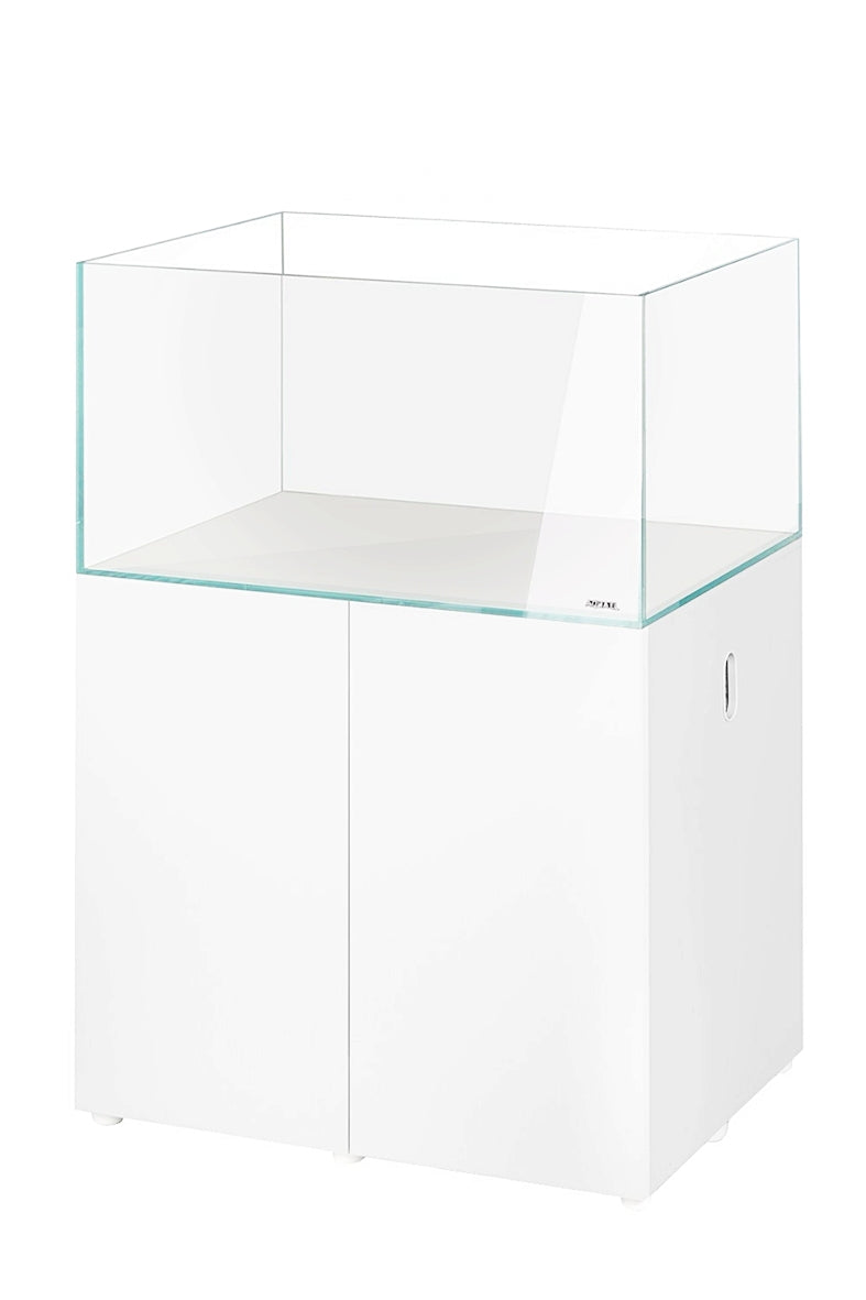 Opti Tank Scape 90 con Stand Blanco - Urna de cristal óptico de 243 litros