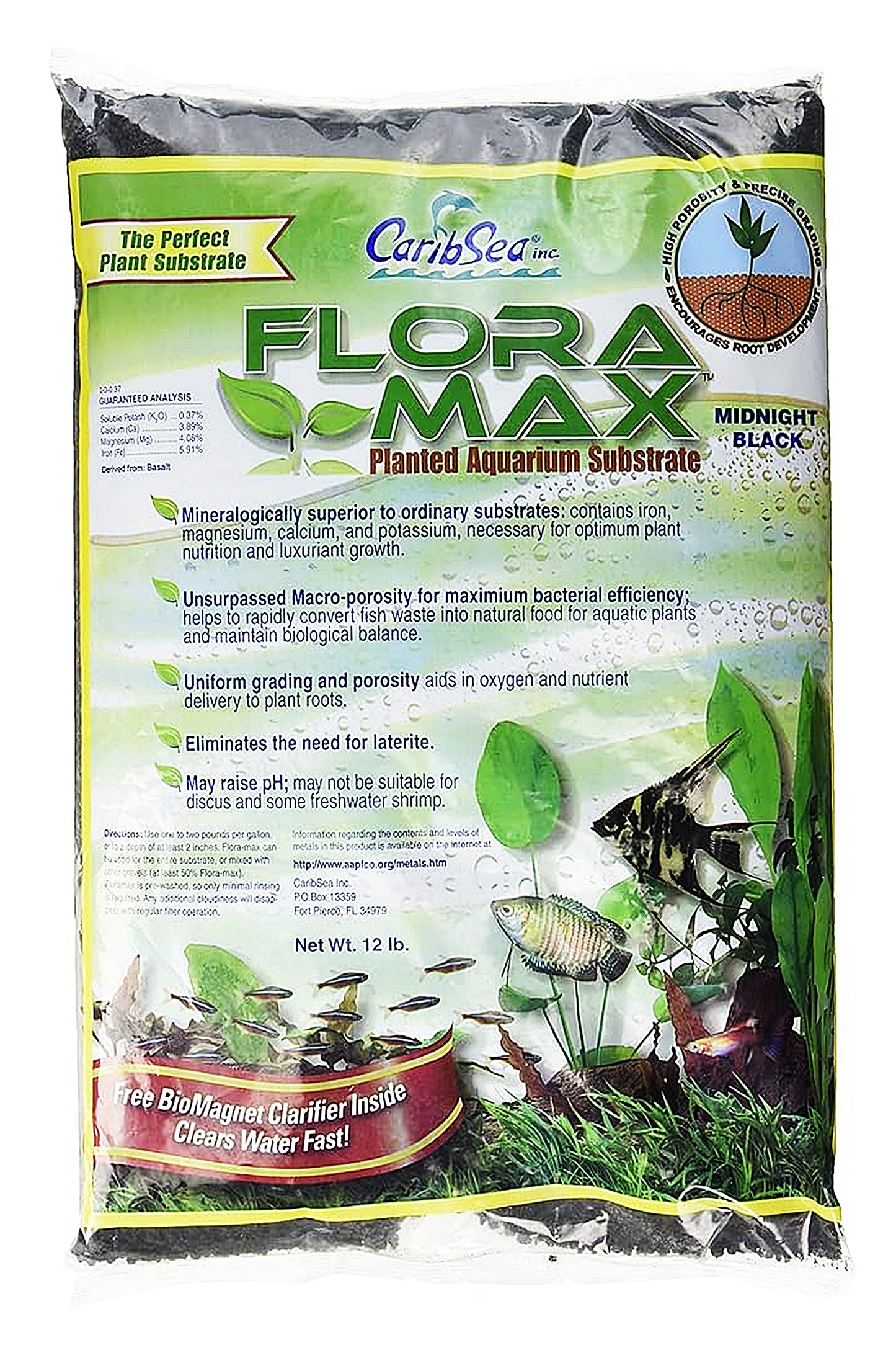 CARIBSEA - FLORAMAX™ - Sustratos secos - Midnight 5,44 kg