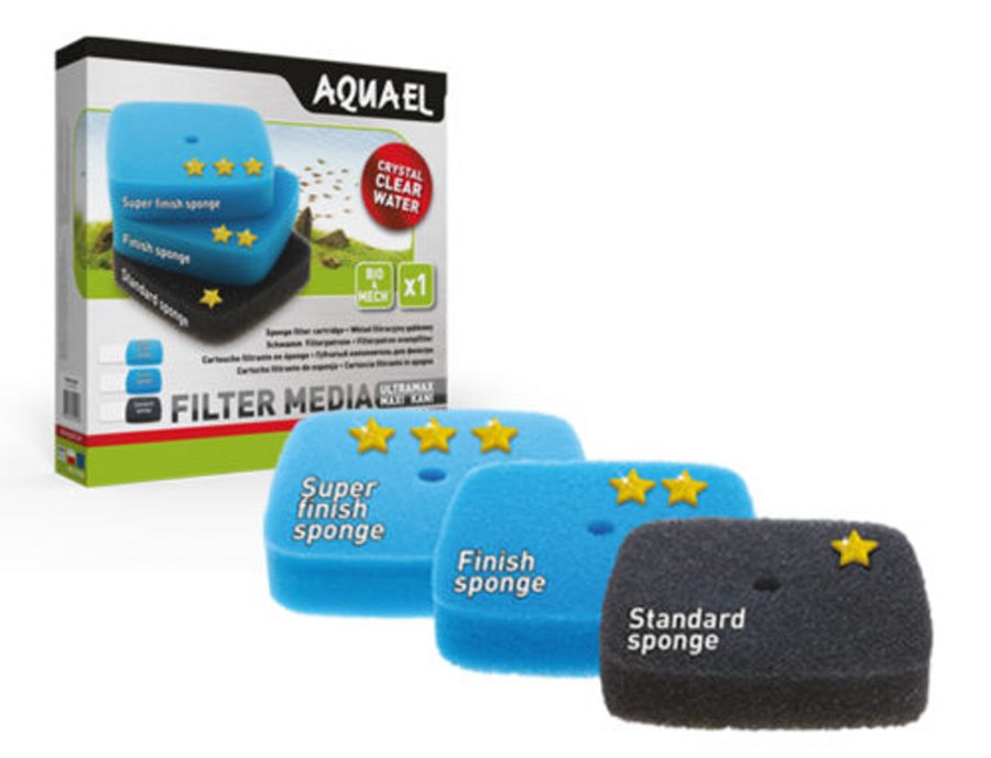 AQUAEL - Rec. Foam Cardridge Finish Sponge Ultramax/Ultrafilter 30 Ppi