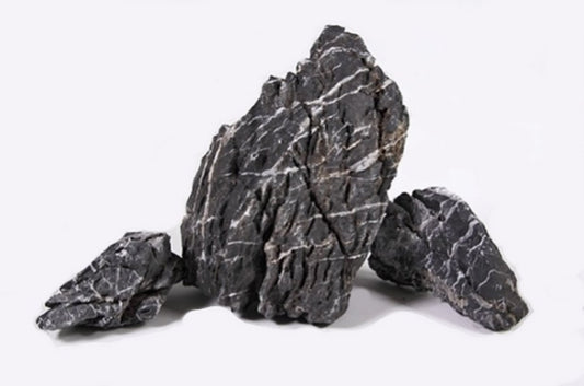 BONSAQUA - Seiryu Rock Black 1 kg. (15-25 cm.)