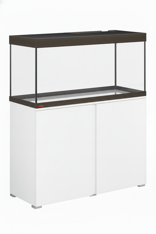 Acuario EHEIM VIVALINE BRONCE de 180 litros con mueble Blanco
