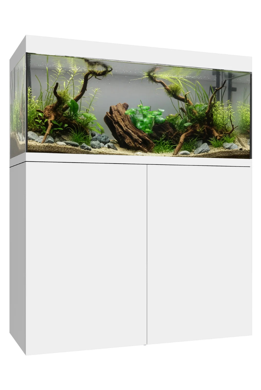 WATERBOX - Acuario EDEN 80 con mesa Blanco de 302 litros
