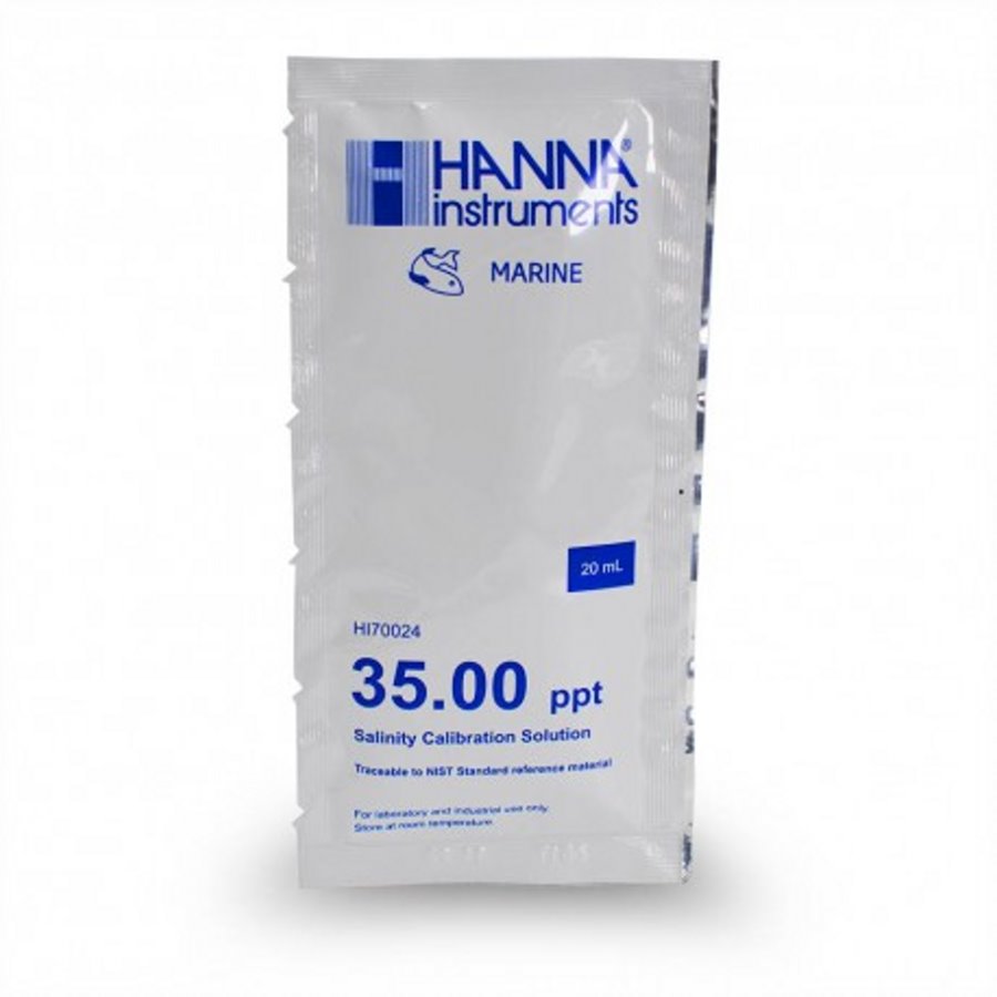 HANNA - Soluci��N Calibraci��N Salinidad 35Ppt (Gr/L) 25U. 20 ml. Hi70024P