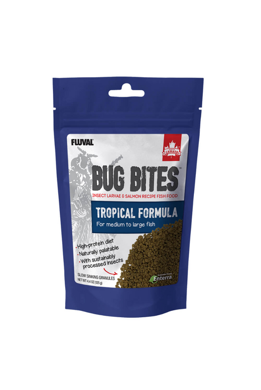 Fluval - Bug Bites Tropical Gránulo, 125G