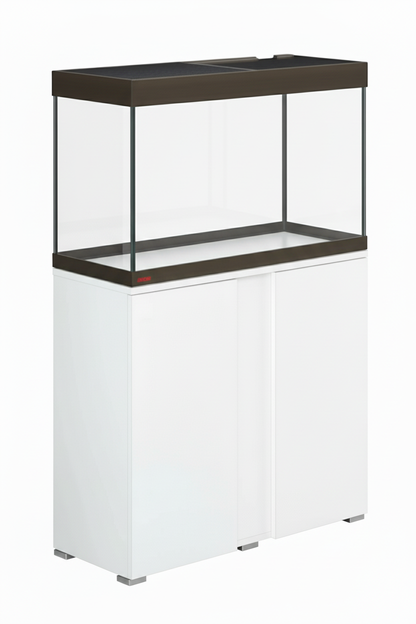 Acuario EHEIM VIVALINE BRONCE de 126 litros con mueble Blanco