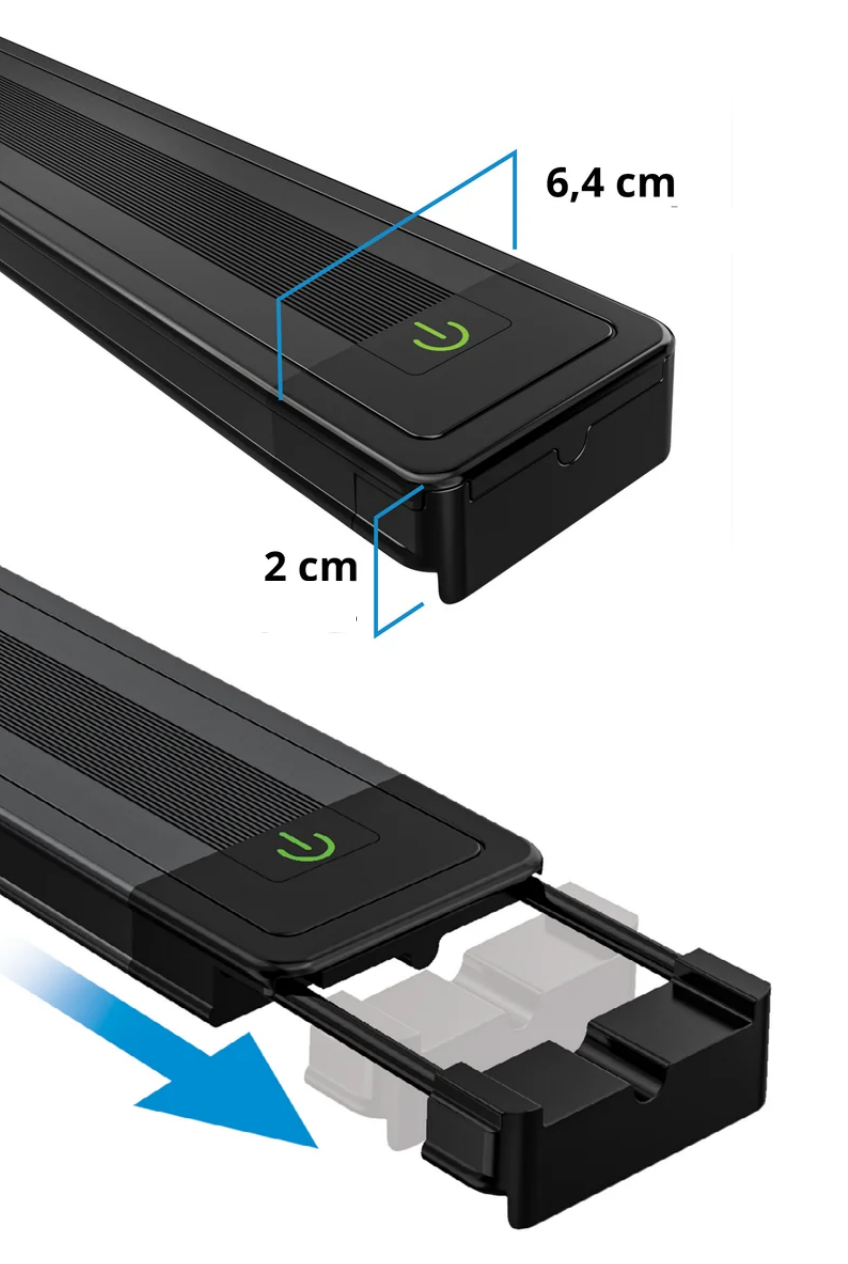 Fluval - Iluminación LED Plant 4.0 de 32W (58,9-88,9 cm)