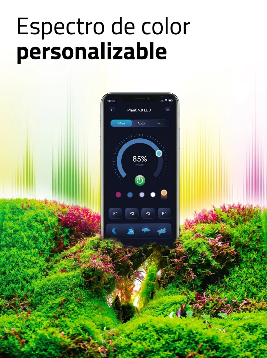 Fluval - Iluminación LED Plant 4.0 de 32W (58,9-88,9 cm)