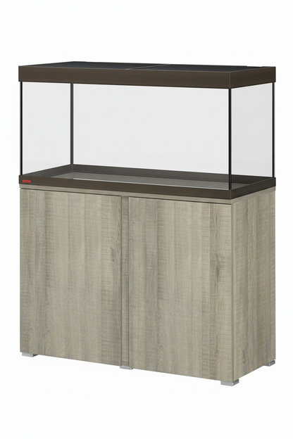 Acuario EHEIM VIVALINE LED 180 litros con mueble Roble gris